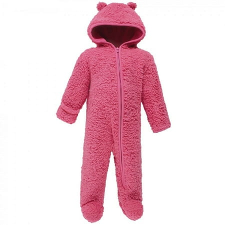 

Hudson Baby Faux Shearling Bunting 1pk Dark Pink 12-18 Months