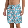 thumbnail image 2 of Goofa Panda Flying in the Sky Printed Mens Swim Trunks Summer Quick Dry Short Beach Swimwear Bathing Suits-, 2 of 9