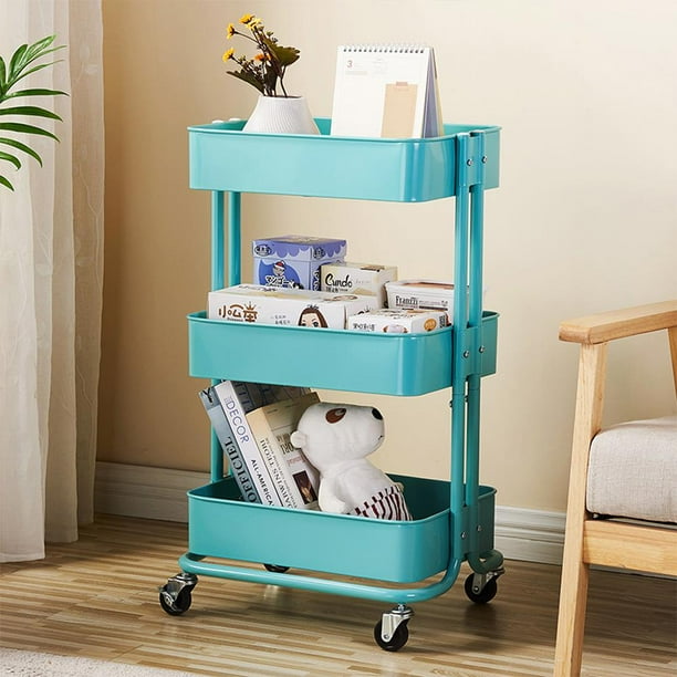 Ktaxon Kitchen Storage 3 Tier Utility cart for Kitchen