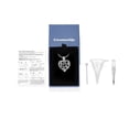 thumbnail image 6 of Cremation Jewelry Heart Urn Necklaces for Ashes for Women Flower Memorial Mini Keepsake Ashes Hollow Pendant Ashes Holder, 6 of 6