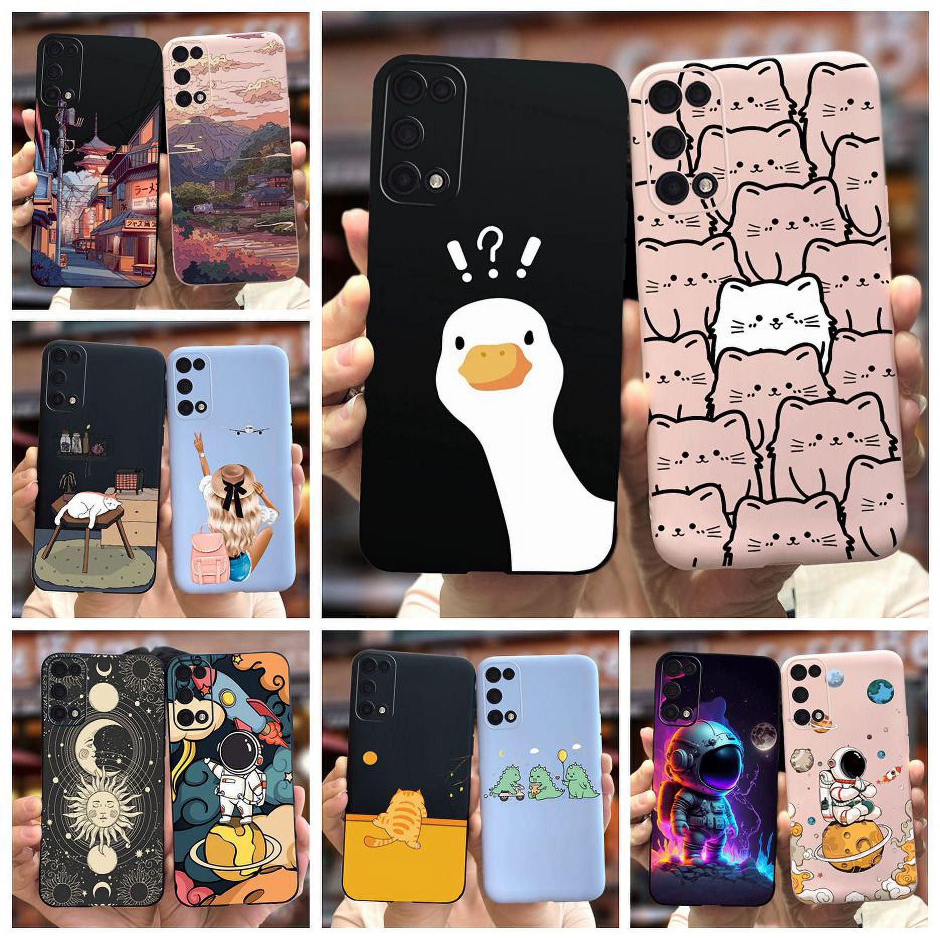 For Realme 5G Case RMX2111 Stylish Candy Painted Cover Soft