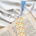 thumbnail image 6 of Kdxio Colorful Lemons Print Metal Tassel Bookmarks,Perfect Gift for Art Lovers and Bookworms Metal Bookmarks for Women, 6 of 8