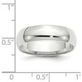 thumbnail image 4 of Avariah Diamonds 10k White Gold 6.2mm Lightweight Comfort Fit Wedding Band Size 10 - Ring Size 10.0, 4 of 7