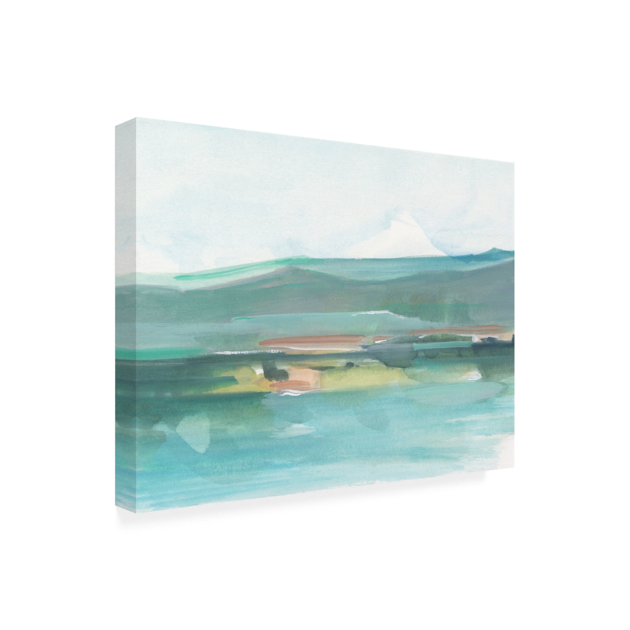 Canvas Wall Art - Ethan Harper 'View from the Sea I' Wall Art for Living Room, Bedroom, or Office Décor by Trademark Fine Art - 19 x 14 Inches