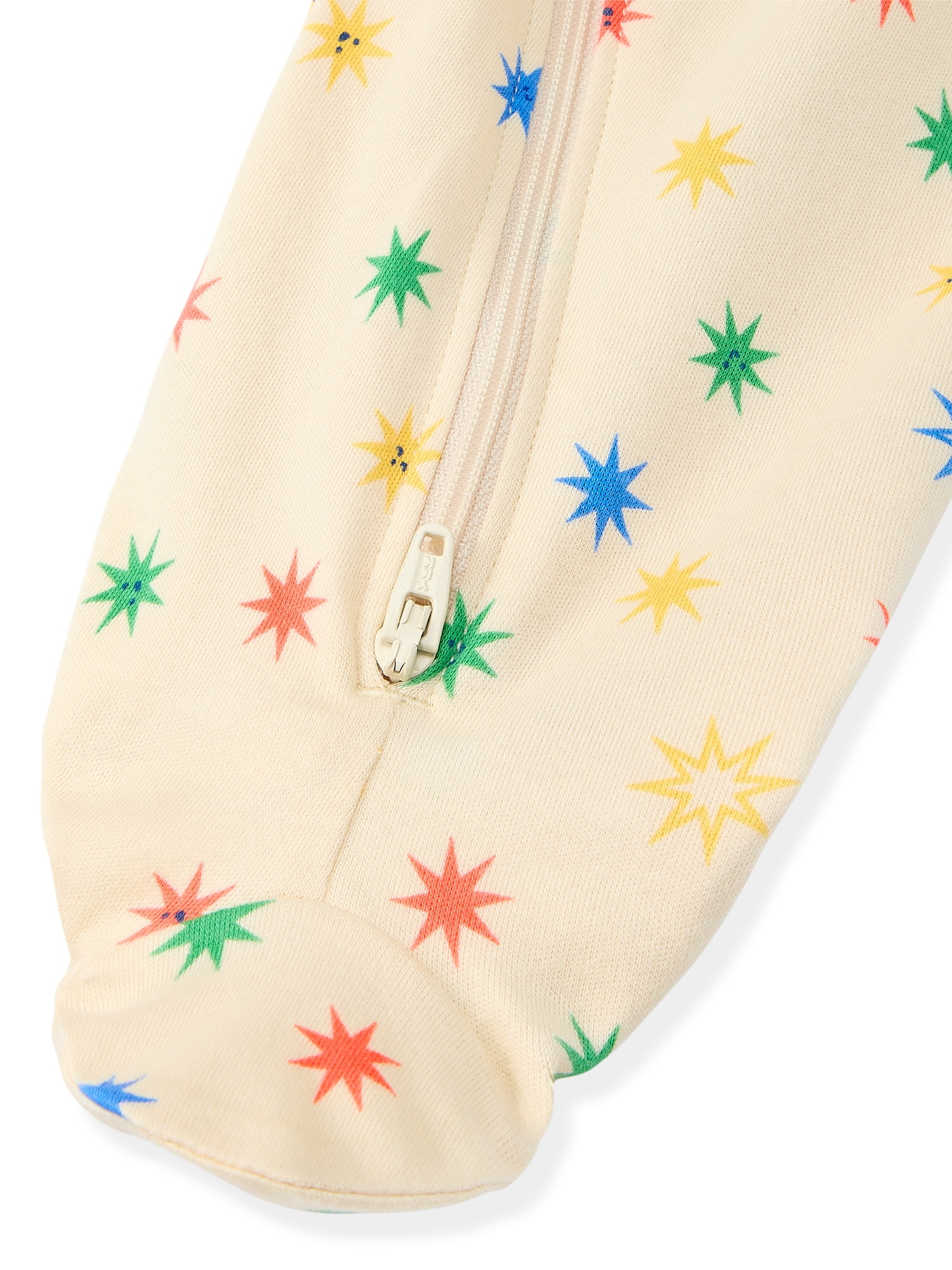 Garanimals Baby Boy Cotton Footed Sleep & Play Pajamas, Graphic Prints, 2-Pack, Sizes Newborn - 9M
