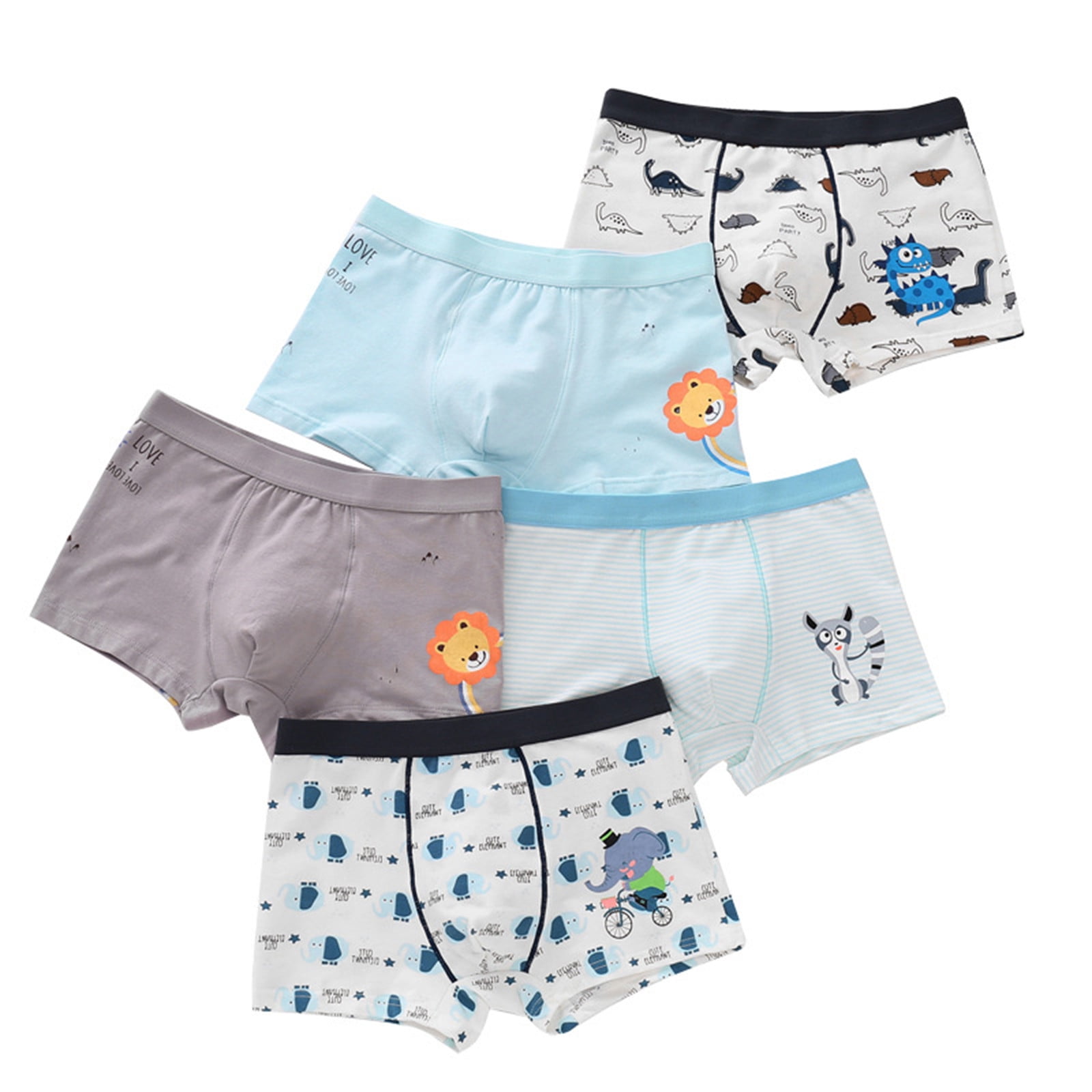 Gubotare Kids Children Boys Girls Cartoon Prints Underwear Cartoon