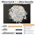 thumbnail image 4 of QUIETLEMON  150-Sheet Heavy Duty Paper Shredder for Home Office, Auto Feed Micro Cut Document Shredder, 5.3Gal Bin, P5 Security, Shreds Paper, Credit Card, CDs, Clips & Staples, 4 of 10