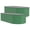 Green with anti-cut strips, variant on Durable Green Galvanized Steel Raised Garden Bed - Weatherproof Outdoor Planter Box, Safe Edging, Easy Assembly - For Vegetables, Fruits, Flowers, Herbs - Green, 240x60x45cm
