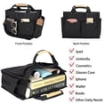 thumbnail image 2 of Minsong Canvas Tote Bag for Women Crossbody Work Laptop Bag for Travel College Office Tote Bag with Pockets, 2 of 11