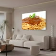 thumbnail image 3 of Póster de lienzo de espaguetis a la boloñesa, decoración de dormitorio, paisaje deportivo, decoración de oficina, regalo, estilo marco, 20 x 30 cm, 3 of 8