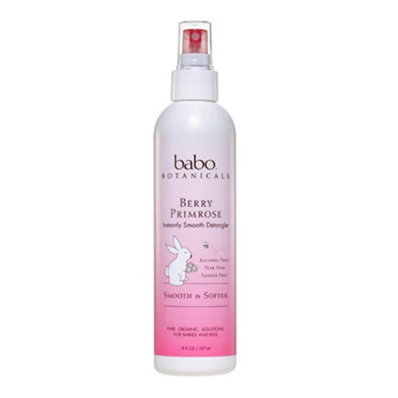 Babo Botanicals Instantly Smooth Detangler Berry Primrose - 8 fl oz