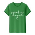 thumbnail image 4 of NMMUED T-Shirts d'Halloween Femmes Hauts et Chemisiers pour Dames T-Shirt Effrayant T-Shirts Imprimés pour Femmes T-Shirts à Col Rond pour Femmes Costumes d'Halloween Col Rond d'Halloween Vert G, 4 of 4