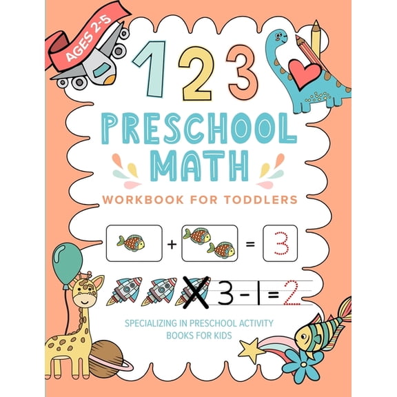 Educational Resources for Quality Learni Preschool Math Workbook For Toddlers, (Paperback)