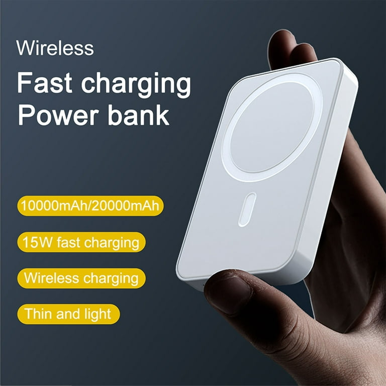 Magnetic Wireless Power Bank 20000mAh MagSafe Backup Portable Charger For  iphone