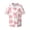 Kawaii Pigs, variant on Ladybug Pattern Print Men's Wrinkle Free Untucked Cuban Shirt Business Casual Button Down Shirts Short Sleeve Shirt