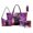 Purple-Witch Black Cat Maple Leaf, variant on Kuiaobaty Yorkshire Terrier Print Handbag and Wallet Set for Women Pumpkin Print Tote Bag with Wristlet Wallet Lightweight Underarm Bag Lip Holder for Halloween, Blue