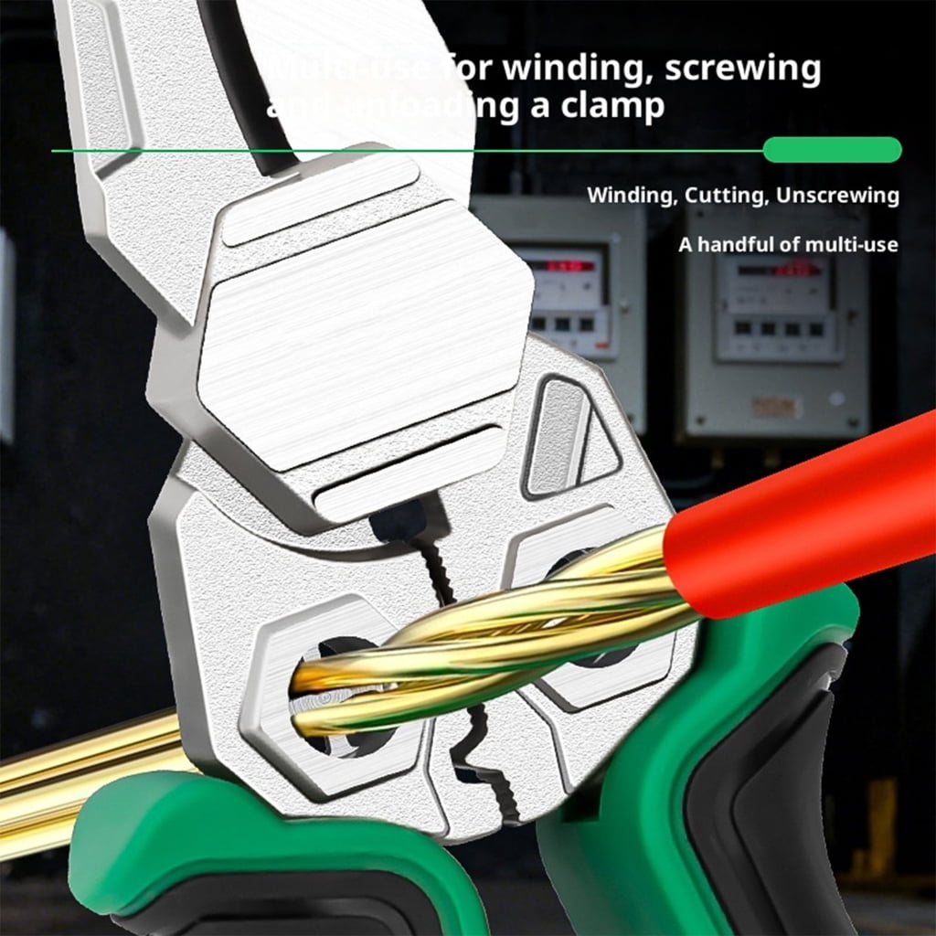 Multifunctional Wire Stripper With Voltages Tester And Accuracy Cutting Cable Cutter Stripper For Electrical Work