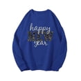 thumbnail image 6 of Blczomt Y2K Tops for Women Trendy Short Sleeve Crewneck Blue Tees Happy New Year Cute Lightweight,M, 6 of 9