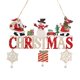 thumbnail image 1 of Colgantes navideños de madera para colgar, decoraciones navideñas, placas, artesanías de madera Estilo B, 1 of 7
