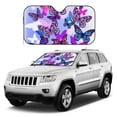 thumbnail image 3 of Bingfone Flying Butterflies Car Windshield Sunshade,Sun Foldable Sun Shield Sun Visor for Car - Small, 3 of 9