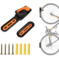 thumbnail image 1 of Bike Wall Hook Foldable Heavy Duty Garage Hook for Mountain Bike with Tire Tray Bike Rack for, 1 of 5