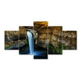 thumbnail image 4 of TISHIRON 5PCS Framed Canvas Wall Art Set,60"x32" Canyon and Waterfall Canvas Art Decor, 4 of 7