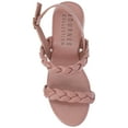 thumbnail image 4 of Journee Womens Zannah Buckle Platform Sandals, 4 of 9