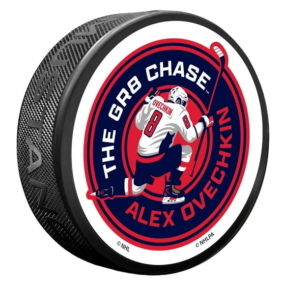 Alexander Ovechkin Washington Capitals NHL All-Time Leading Goal Scorer The GR8 Chase Hockey Puck