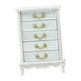 thumbnail image 3 of HILABEE Table de Chevet Rustique pour Salon, Meuble de Maison de Poupée, 5 Niveaux, 3 of 9