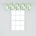 thumbnail image 2 of Ambesonne Flower Window Valance, Watercolor Cactus Plant, 54" X 12", Fern Green Pink, 2 of 3
