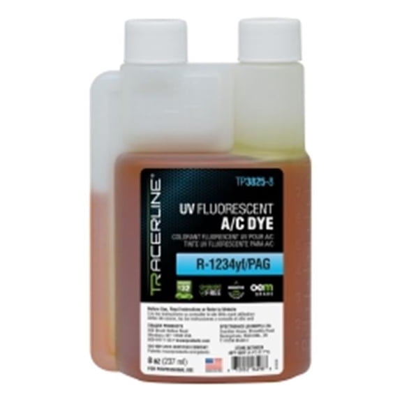8 oz Bottle OEM-Grade R-1234yf - PAG Dye