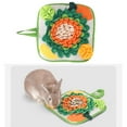 thumbnail image 2 of Snuffle Toy for Rabbits Treat Dispensing Toy Puzzle Mat Feeders Toy for Slow Feeding for Puppies Foraging Skills, 2 of 9