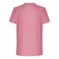 thumbnail image 6 of UVEASISHA Men's Novelty Graphic T-Shirts Short Sleeve Funny Face Printed Casual Tees Breathable Slim Fit Gym Workout Shirts Comfy Crewneck Pullover Pink S, 6 of 6