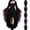 01-wine, variant on Witch Dress for Women Lace Square Neck Batwing Sleeve Halloween Dresses Adult Gothic
