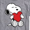 thumbnail image 3 of Peanuts - Valentine Snoopy Heart - Men's Short Sleeve Graphic T-Shirt, 3 of 6