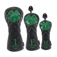 thumbnail image 2 of Siruishop 3 Pcs Housse de Golf Housse de Tête de Golf Protection de Queue de Golf Anti-Rayures Golf Noir, 2 of 8