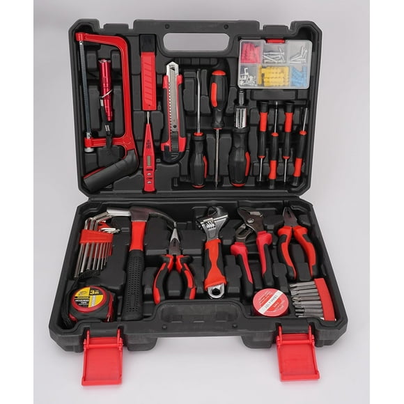 Fht-905 Home Utility Hand Tool Screwdriver Kit - Pack Of 50 | Screwdriver, Hammer, Plier Wrench Tool Kit Set | Repair Men, Construction Workers, Mechanics | Professional Use, Adjustable