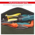 thumbnail image 2 of Yeacher Multifunction Canvas Tool Bag with Zipper Wide Mouth Multi-purpose Utility Bag Cylindrical Bag with Carrying Handle Canvas Zipper Bag Tool Pouch Tote, 2 of 8