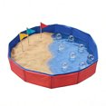 thumbnail image 1 of SXDY Jouets de Bac à Sable Enfants Table à Sable Enfants Extérieur Toile Oxford Bac à Sable Enfant Garçons Fille Rond Rouge, 1 of 13