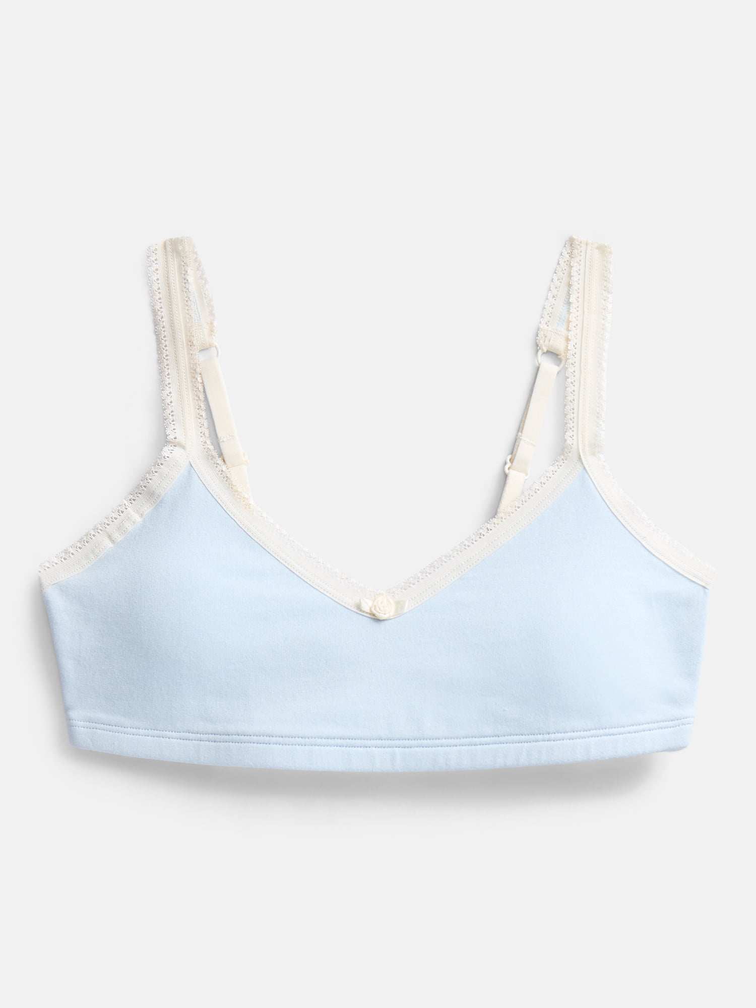 Weekend Academy Girls 2Pk Cotton Triangle Bralette, Sizes XS to XXL