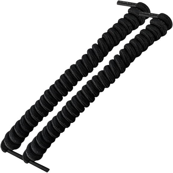 TUWAFE Elastic No Tie Shoelaces, Curly Stretchy Spiral Laces for Sneakers, Hands-Free Shoe Laces for Kids & Adults