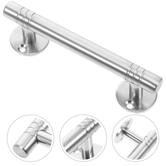 PENIKOKO 1Set Front Door Knob Stainless Steel Silver Minimalist Design for Old Fashioned Security Doors