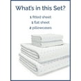 thumbnail image 3 of CGK Linens Kids 4 Piece Bed Sheet Set - Cute & Cozy Wrinkle-Resistant with Vibrant Designs - Queen Size, Multicolor Polka Dots, 3 of 7