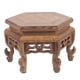 thumbnail image 1 of Base de madera para maceta con pedestal, pedestal de exhibición de madera para jardineras., 1 of 8