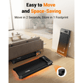 thumbnail image 4 of TKW 3-in-1 Walking Pad Treadmill Under Desk, Portable Compact walk pad for Home Office, 200 lbs Capacity walkingpad treadmill, Walking Pad, Black, 4 of 7