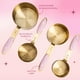 thumbnail image 5 of Set de tazas y cucharas medidoras Paris Hilton de acero inoxidable, 5 of 7