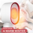 thumbnail image 2 of 700W Electric Heater Overheating Protection Desktop Home Air Warmer Portable, 2 of 8