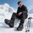 thumbnail image 6 of Crampons Ice Cleats Traction Snow Grips for Boots Shoes Women Men Anti Slip 19 Stainless Steel Spikes Safe Protect for Hiking Fishing Walking Climbing Mountaineering, 6 of 6