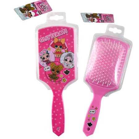 Lol Printed Square Paddle Hair Brush For Kids Walmart Com