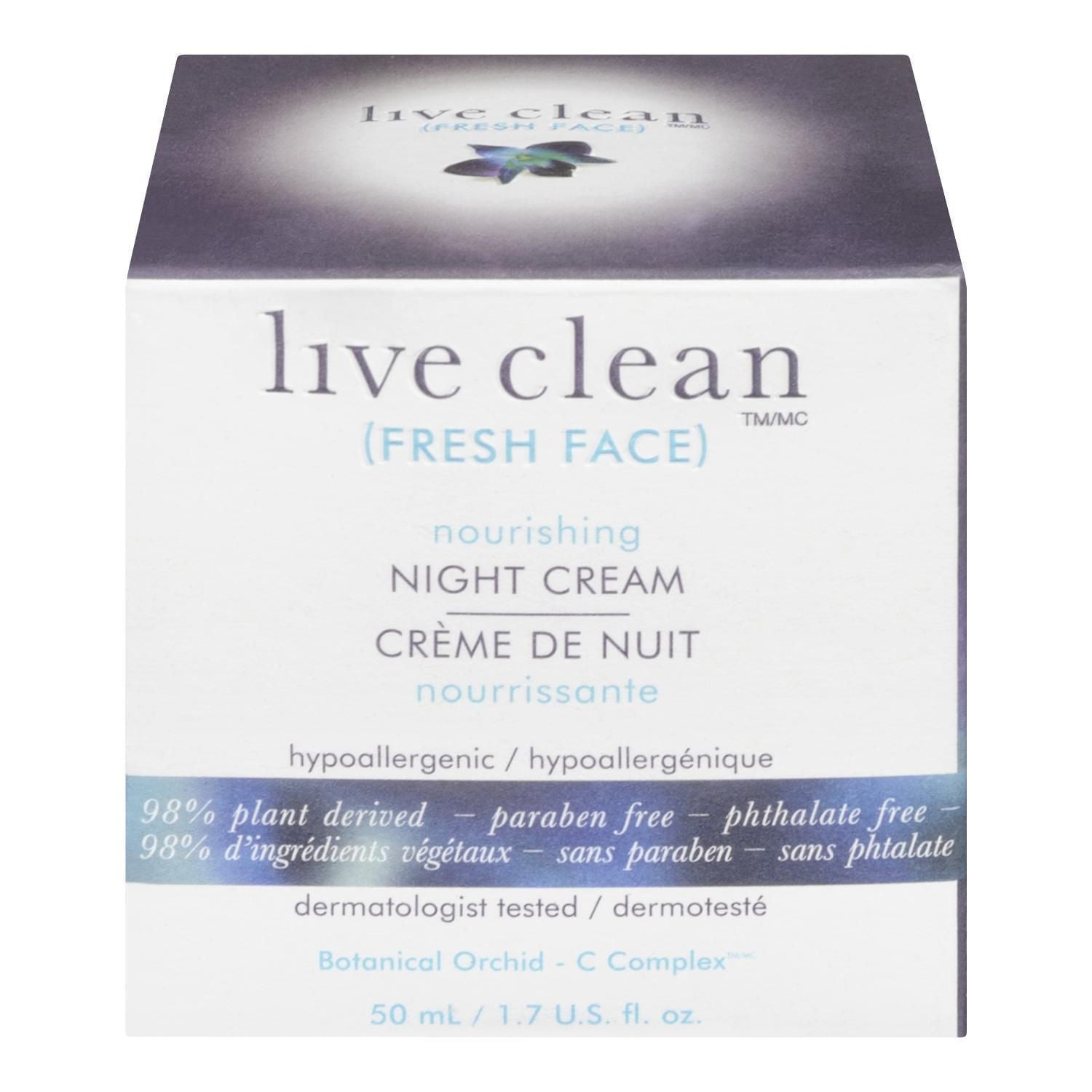 Live Clean Fresh Face Nourishing Night Cream